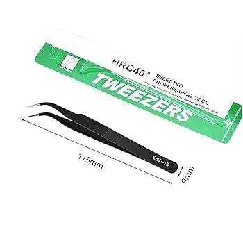 Amazon | ピンセット 精密 ツイザー tweezers ステンレス製 ぴん